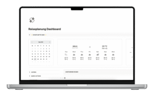 Reiseplanung Dashboard