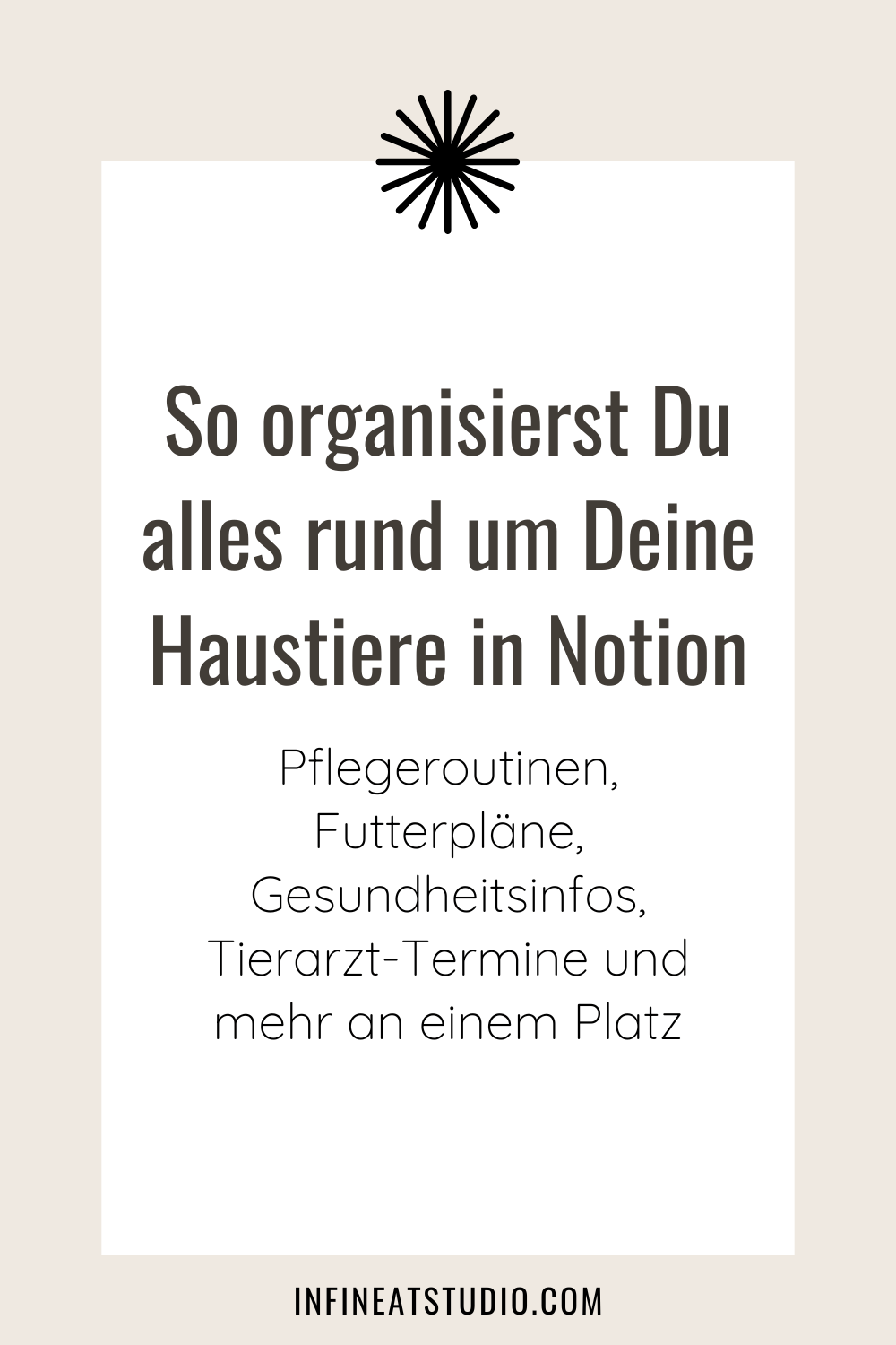 So organisierst Du alles rund um Deine Haustiere in Notion