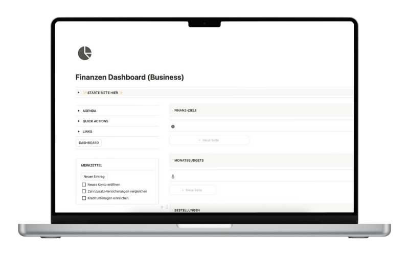 finanzen dashboard business 1