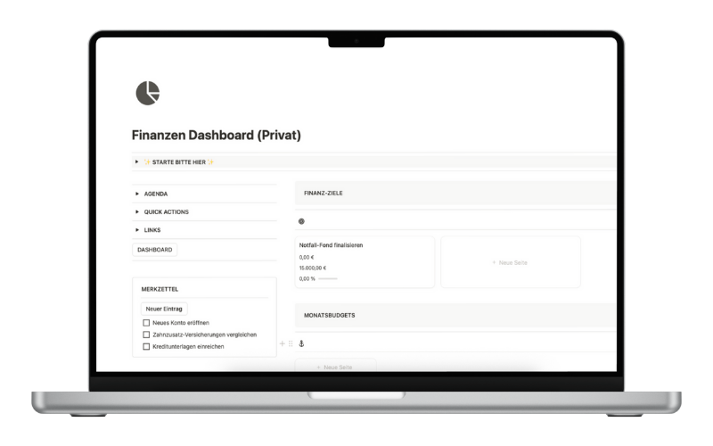 finanzen dashboard privat 1