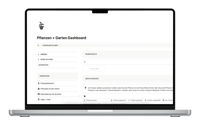 pflanzen garten dashboard 1