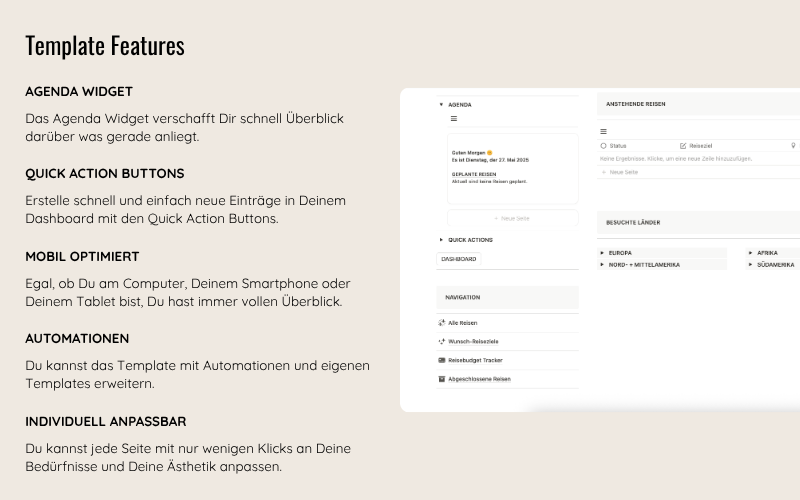 reiseplanung dashboard 3 reiseplanung dashboard 3